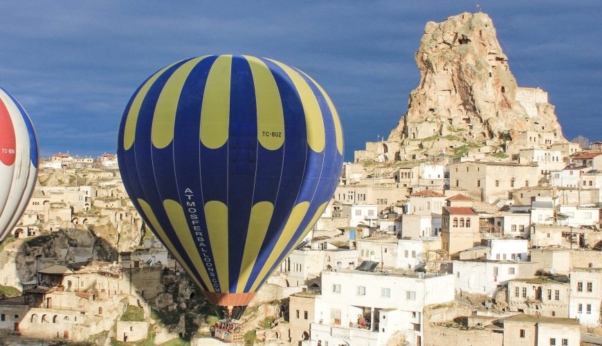 cappadocia balloon trip, ortahisar castle