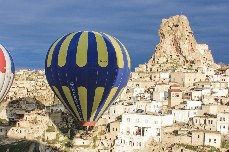 cappadocia balloon trip, ortahisar castle